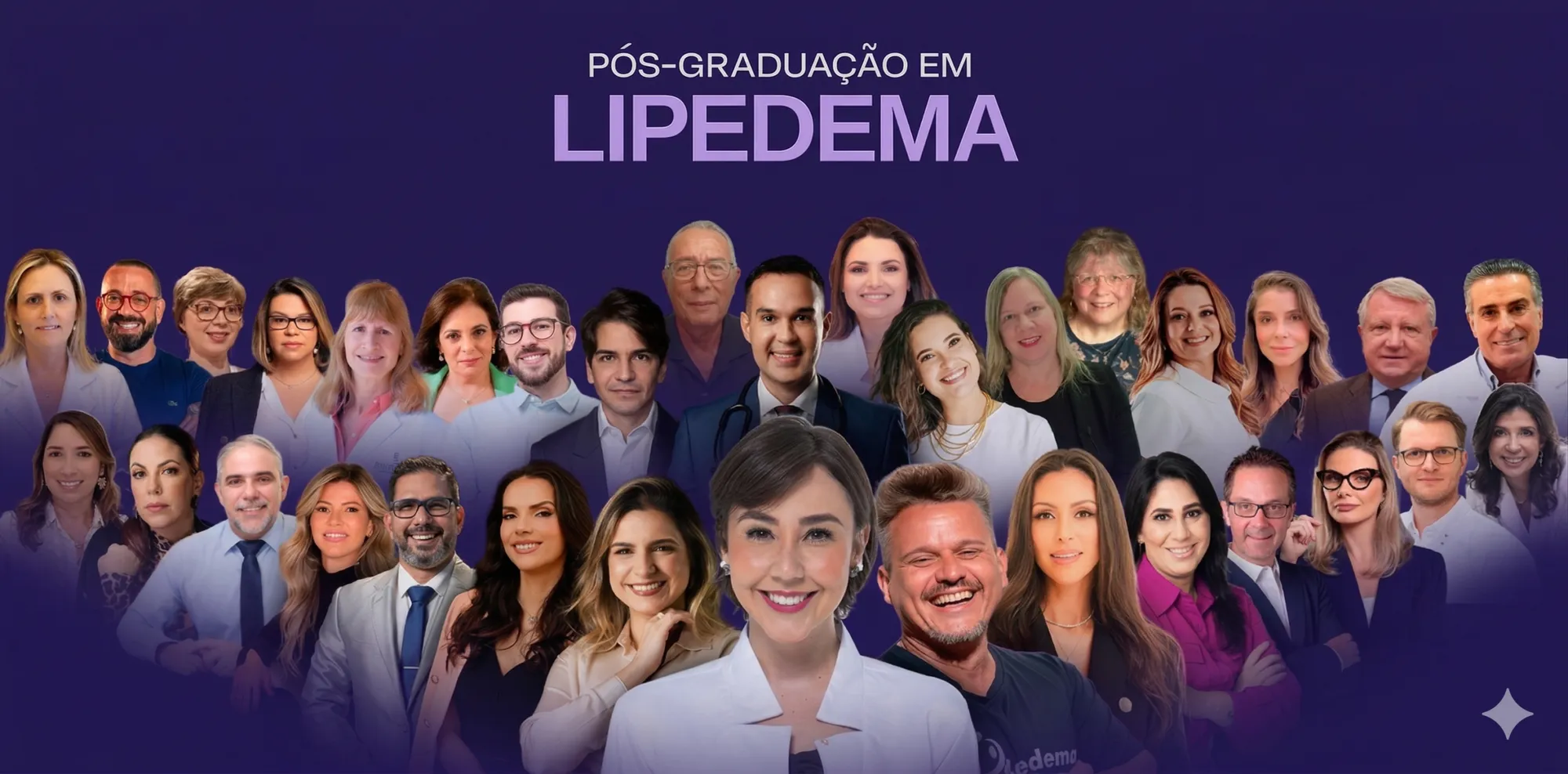 Docentes da pós-graduação em lipedema da ABRALIPRO